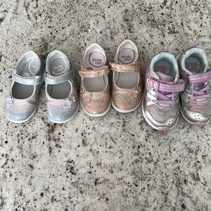 SOLD 3 pairs of Stride Rite Toddler Girl shoes SOLD